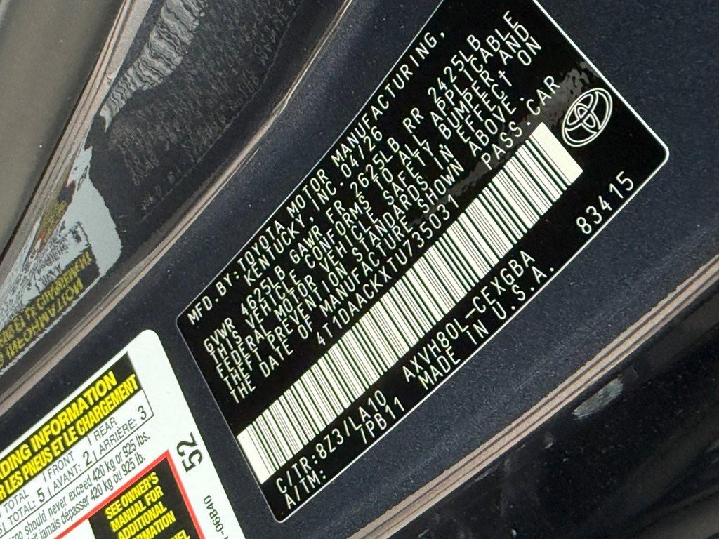 New 2026 Toyota Camry XLE FWD image 19