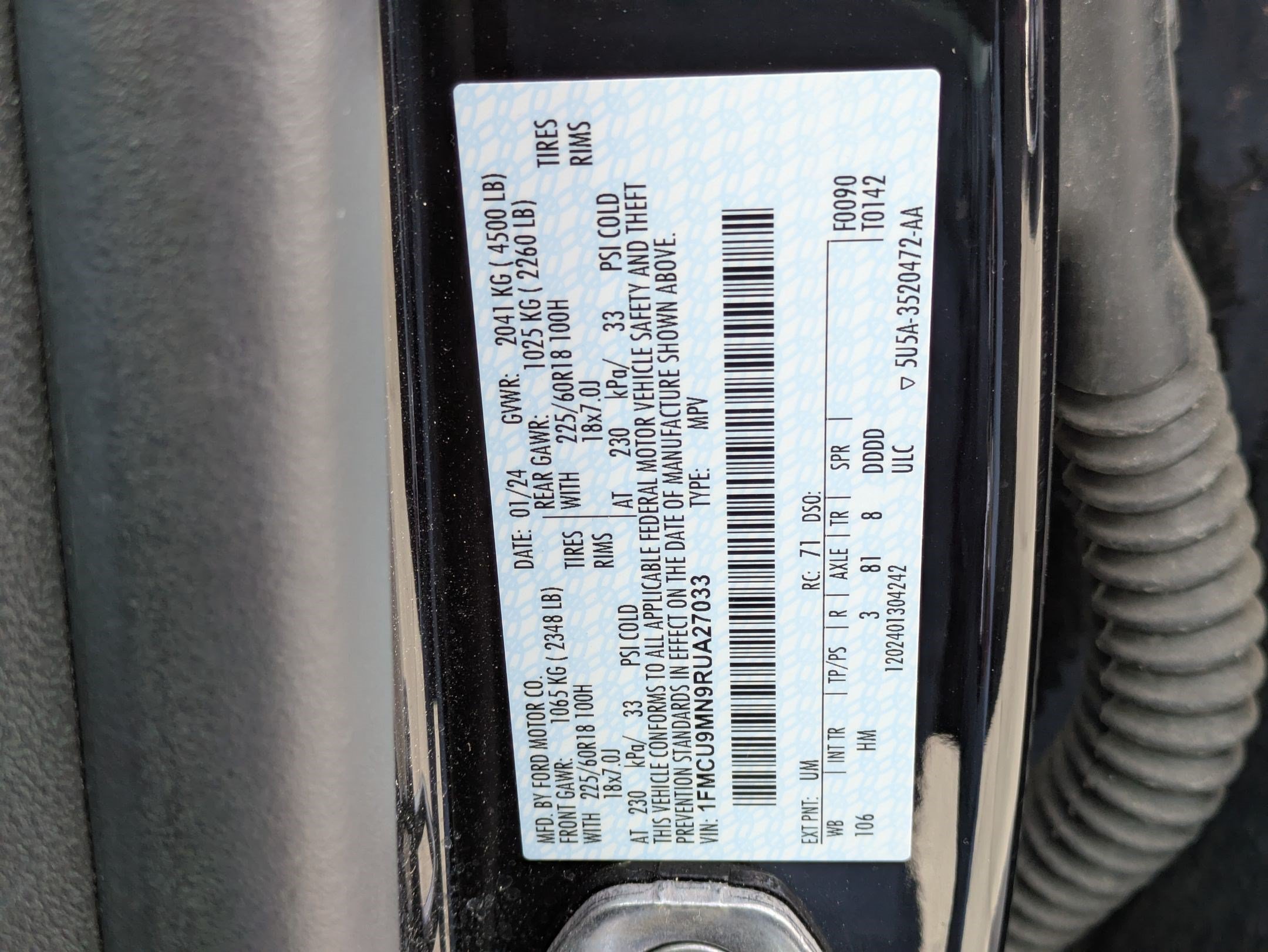 Used 2024 Ford Escape ST-Line AWD/4WD image 31
