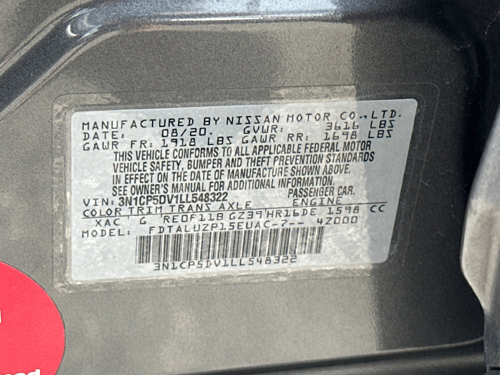 Used 2020 Nissan Kicks SR w/ SR Premium Package FWD image 32