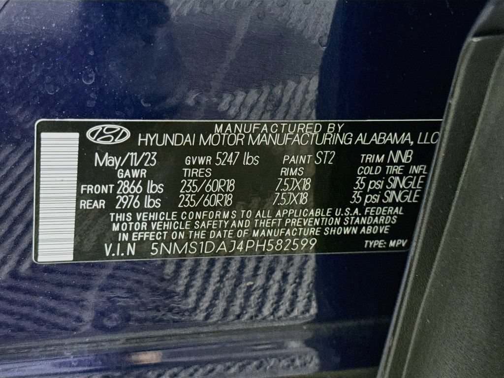 Certified 2023 Hyundai Santa Fe SE AWD/4WD image 35