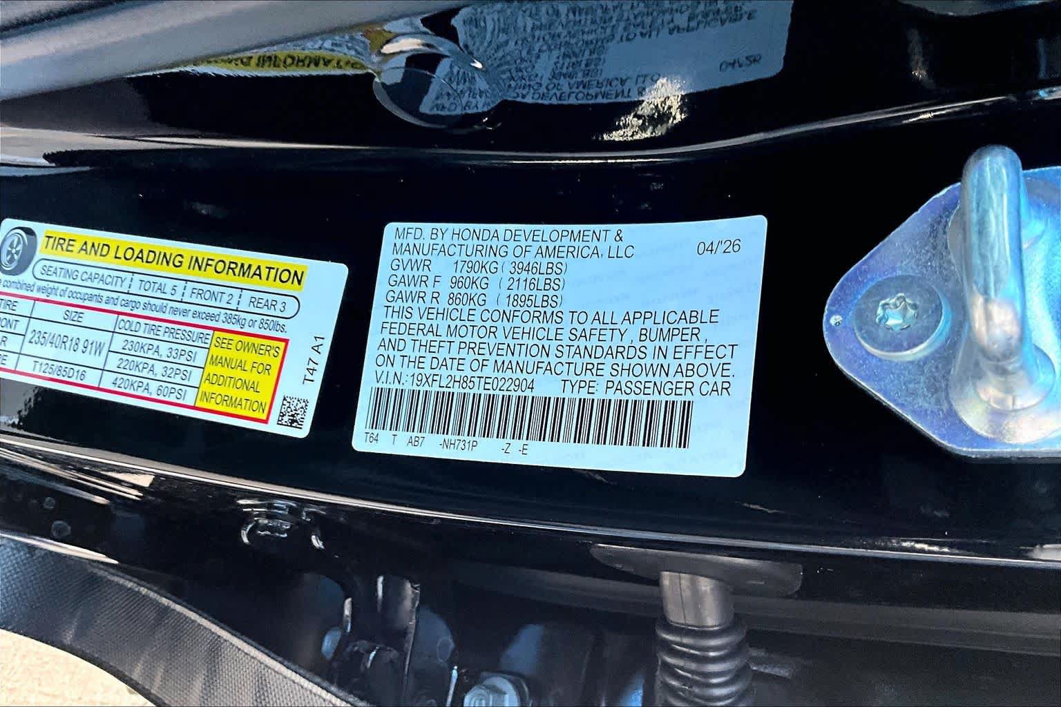 Used 2026 Honda Civic Sport image 19