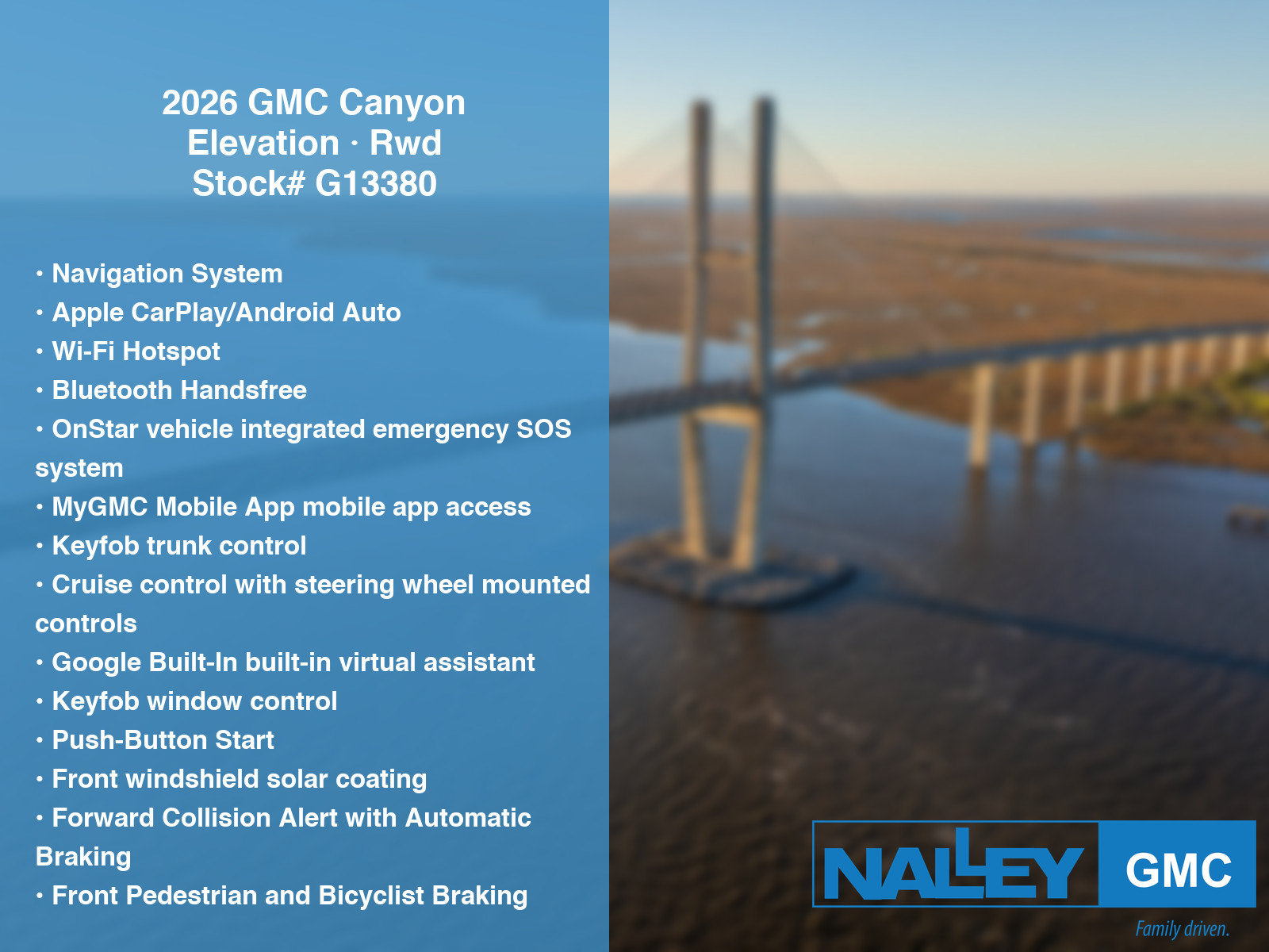 New 2026 GMC Canyon Elevation w/ Convenience Package RWD image 6