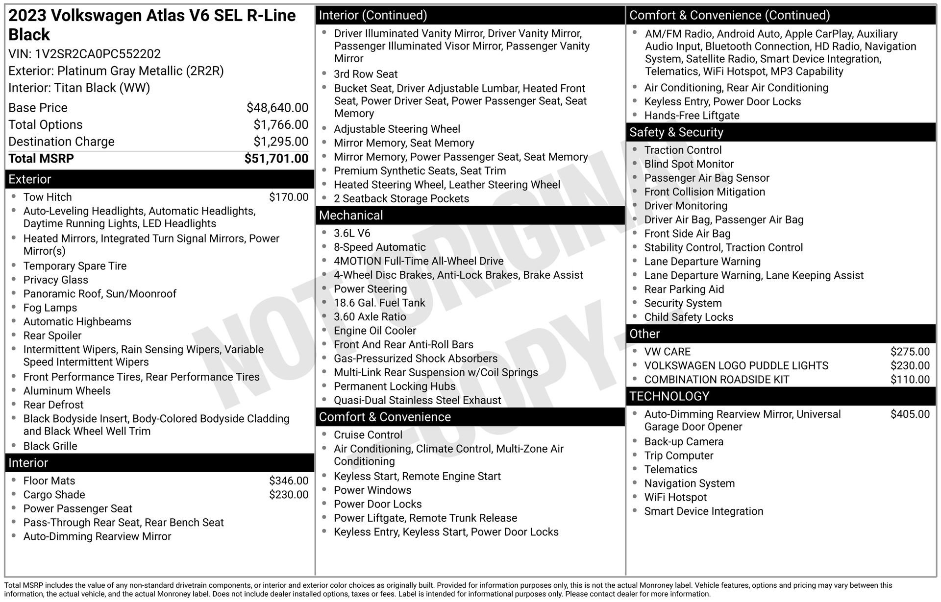 Certified 2023 Volkswagen Atlas SEL R-Line AWD/4WD image 29