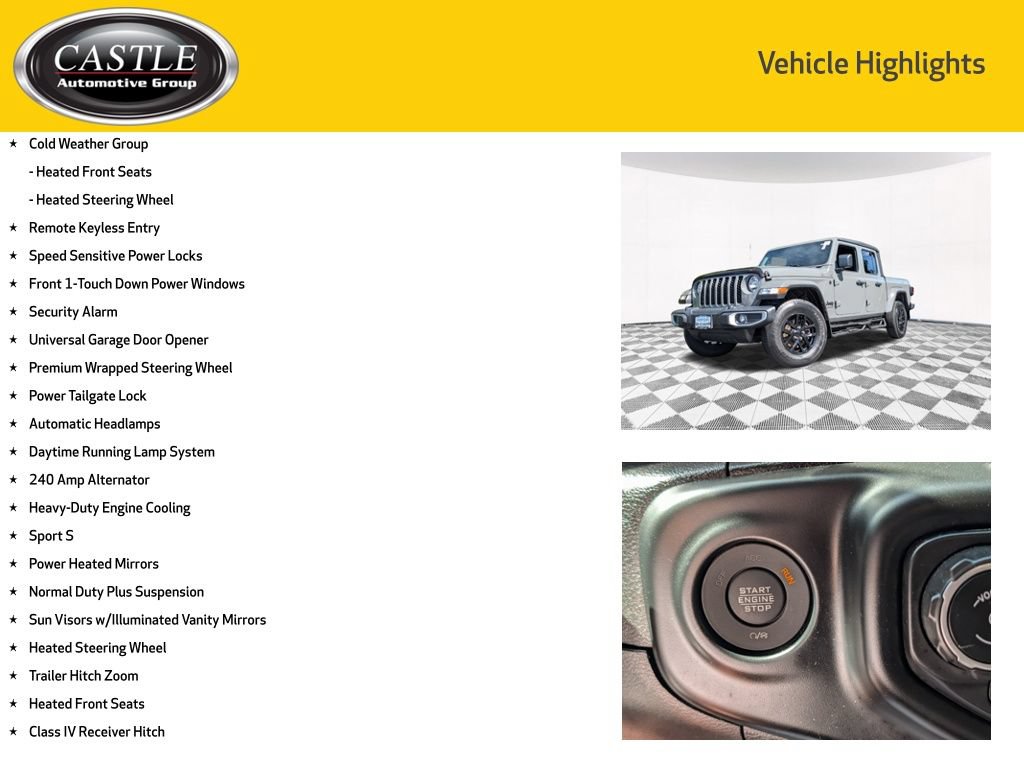 Used 2023 Jeep Gladiator Sport AWD/4WD image 7
