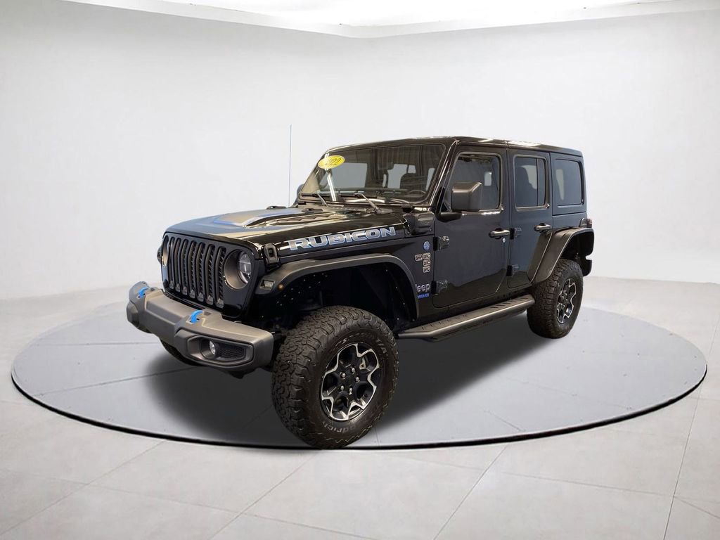 Used 2022 Jeep Wrangler Unlimited Rubicon 4xe w/ Cold Weather Group AWD/4WD image 3