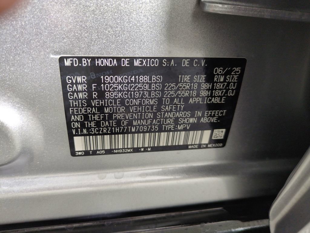 New 2026 Honda HR-V EX-L image 29