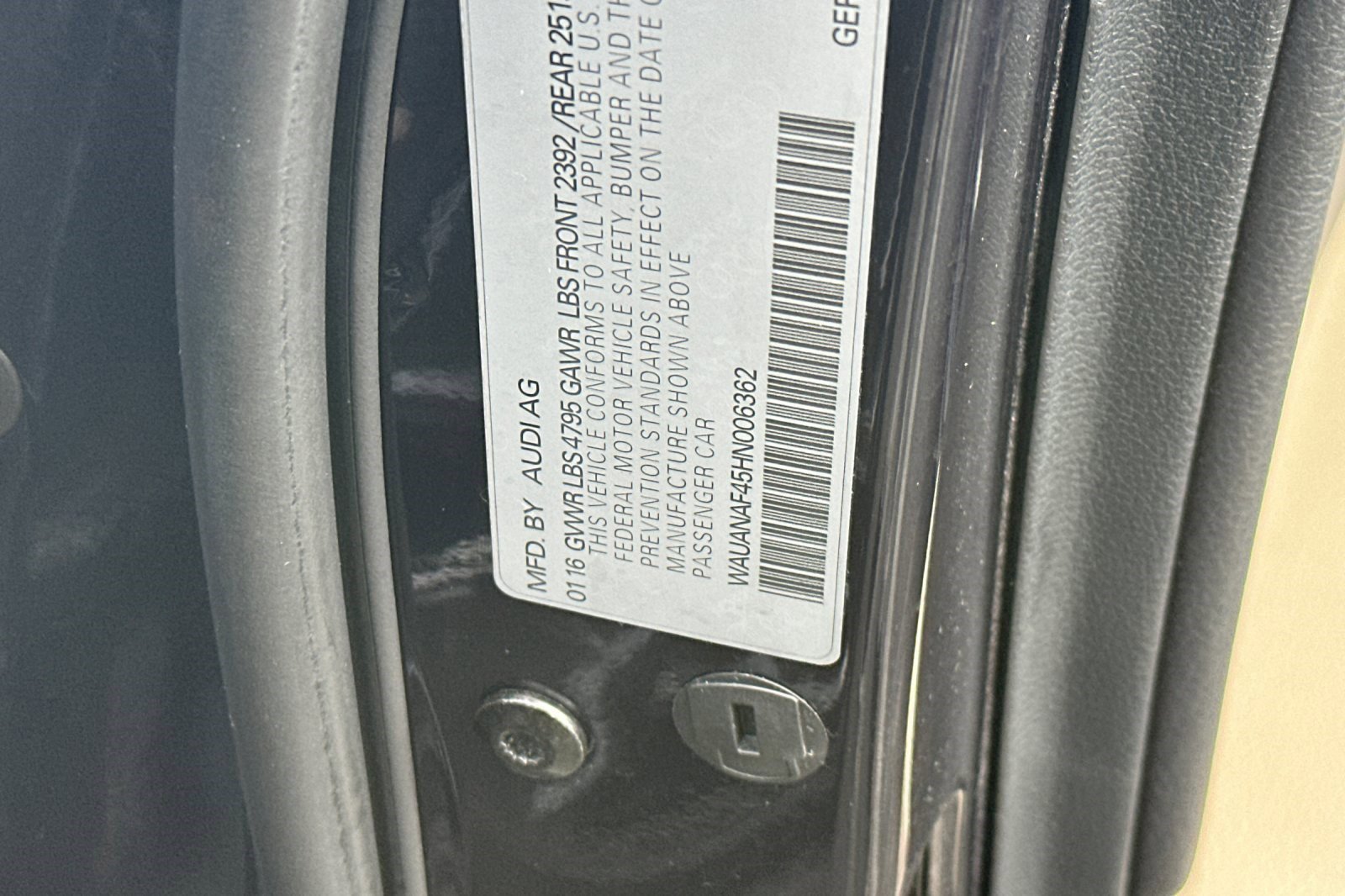 Used 2017 Audi A4 2.0T Premium w/ Audi MMI Navigation Plus image 19