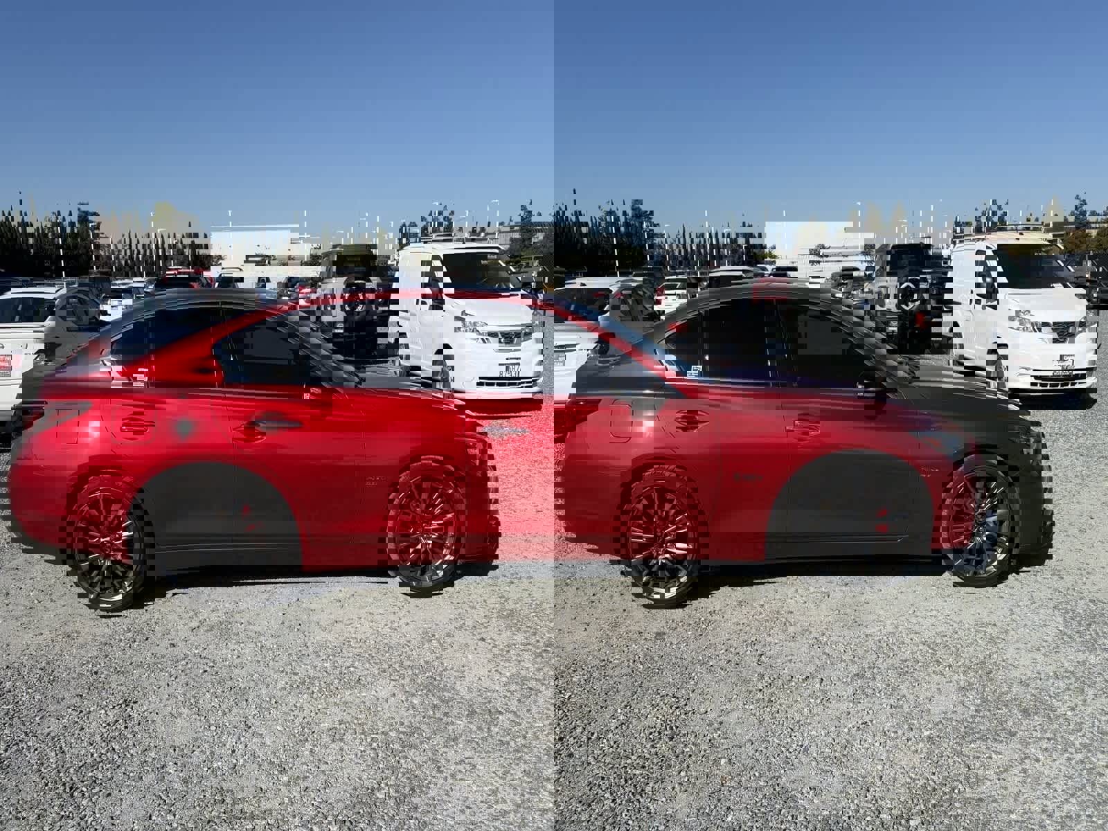 Used 2020 INFINITI Q50 Red Sport 400 w/ Proactive Package image 9