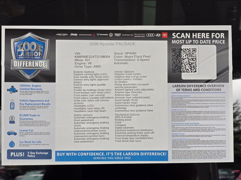 Used 2026 Hyundai Palisade Calligraphy AWD/4WD image 46