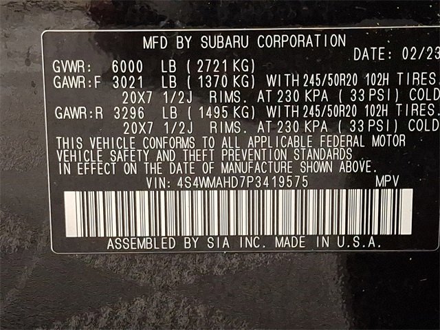 Used 2023 Subaru Ascent Onyx Edition image 29