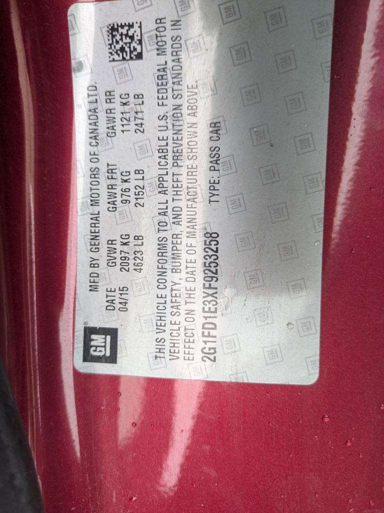 Used 2015 Chevrolet Camaro LT w/ RS Package image 15