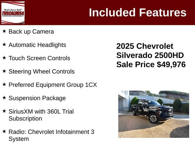 Used 2025 Chevrolet Silverado 2500 Custom AWD/4WD image 6