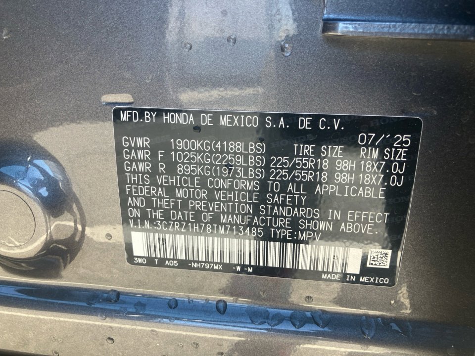 Certified 2026 Honda HR-V EX-L image 38