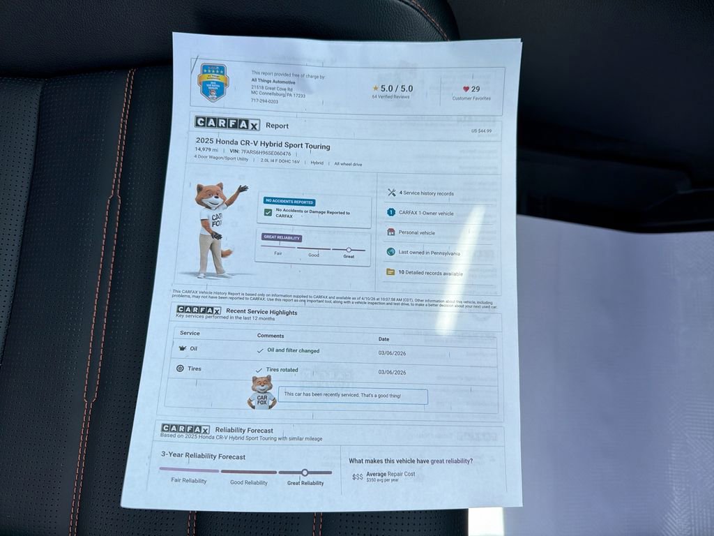 Used 2025 Honda CR-V Sport Touring image 42
