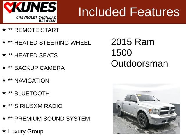 Used 2015 RAM 1500 Outdoorsman image 3