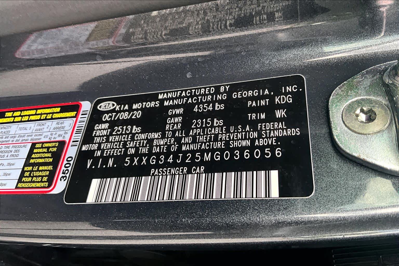 Used 2021 Kia K5 EX FWD image 37