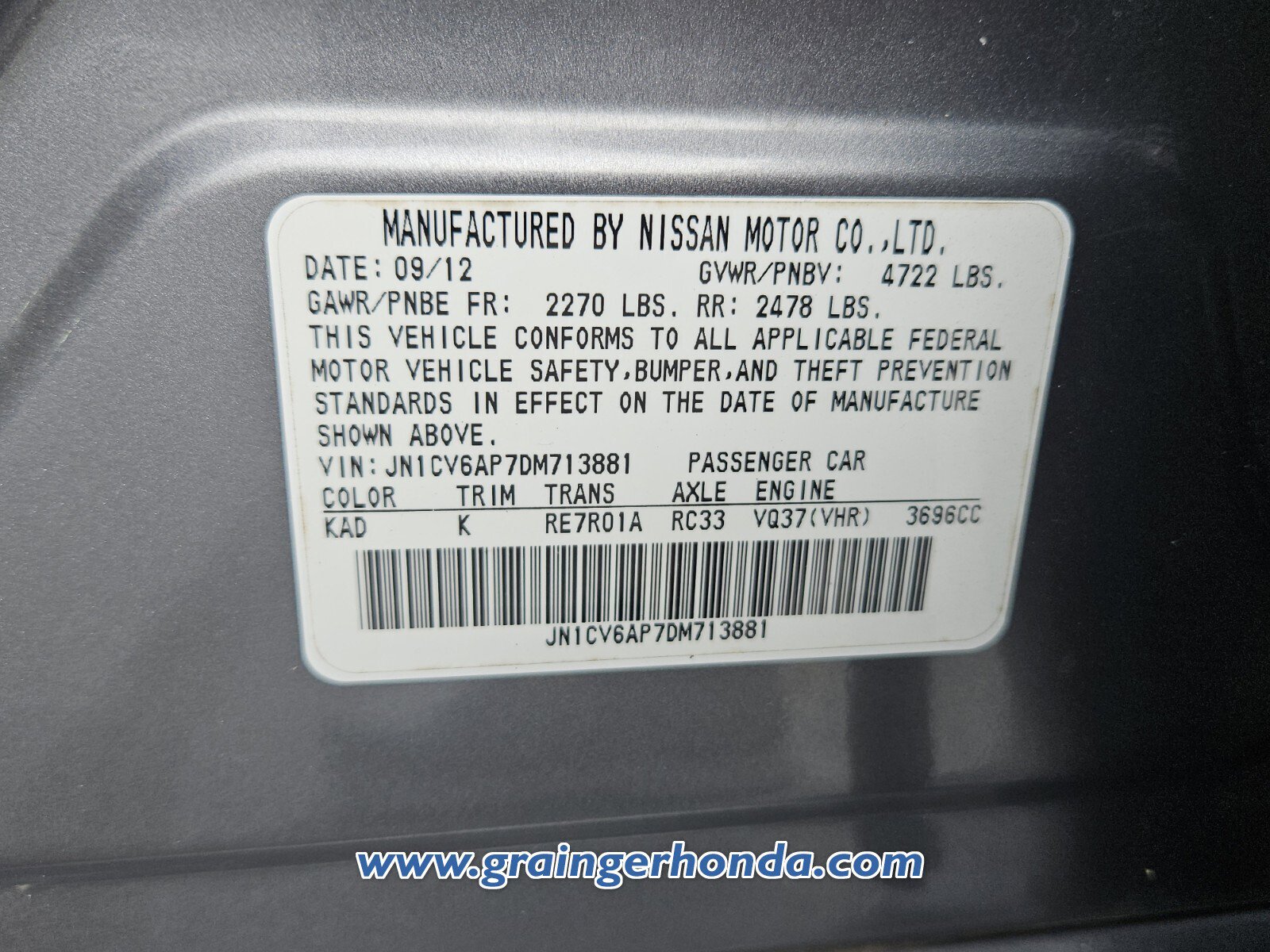 Used 2013 INFINITI G37 Journey w/ Premium Pkg RWD image 14