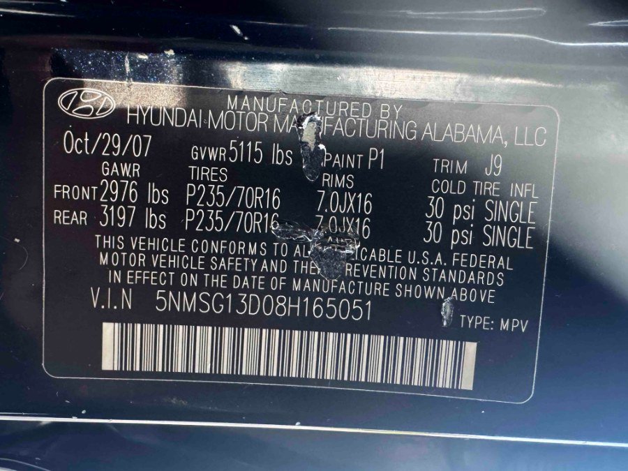 Used 2008 Hyundai Santa Fe GLS image 34