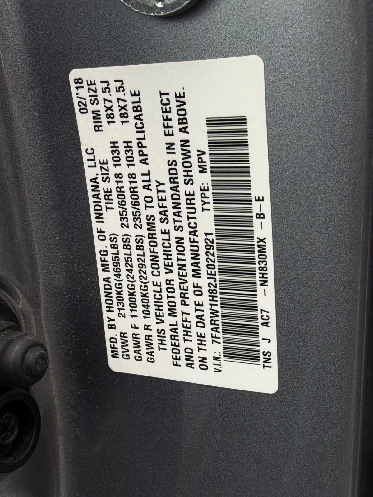 Used 2018 Honda CR-V EX-L image 14