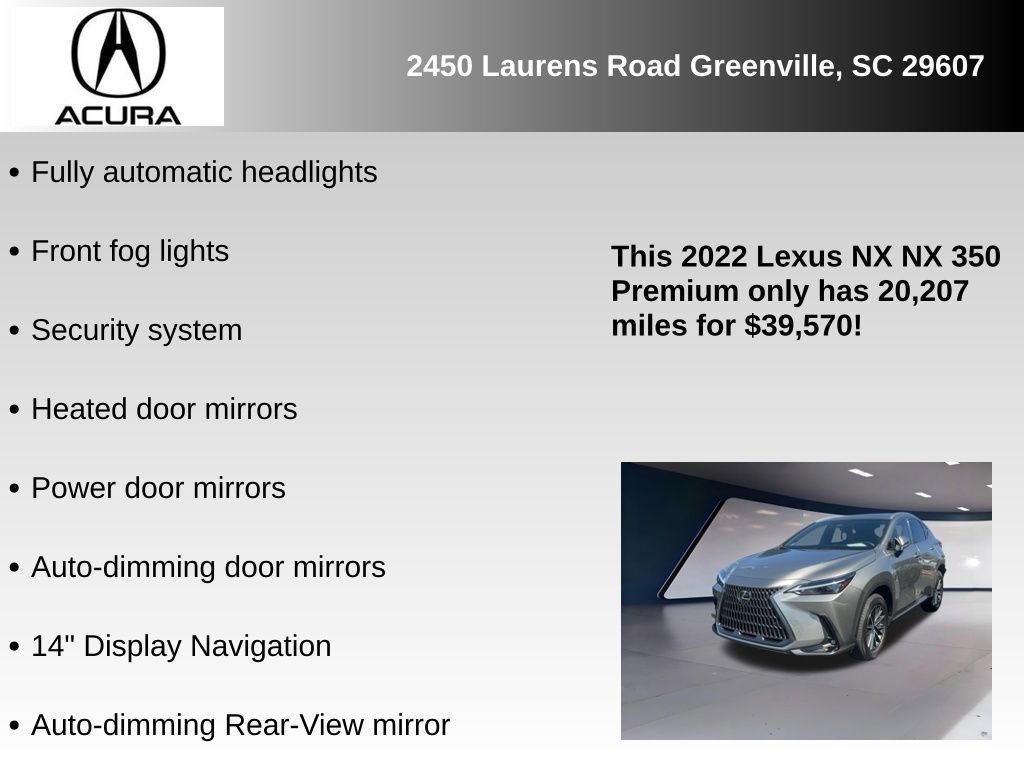 Used 2022 Lexus NX 350 AWD image 25