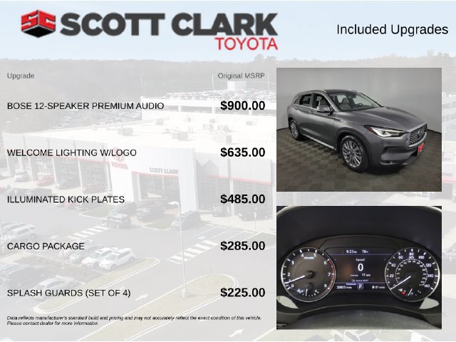 Used 2023 INFINITI QX50 Luxe w/ Cargo Package AWD/4WD image 8