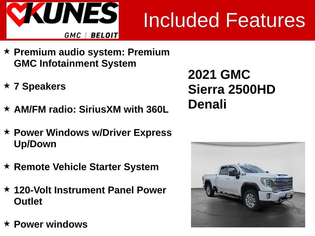 Used 2021 GMC Sierra 2500 Denali w/ Denali Ultimate Package AWD/4WD image 3