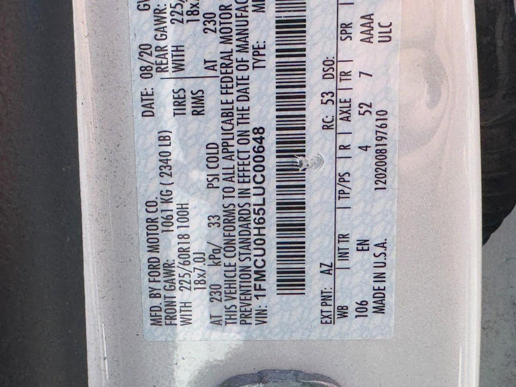 Used 2020 Ford Escape SEL image 25