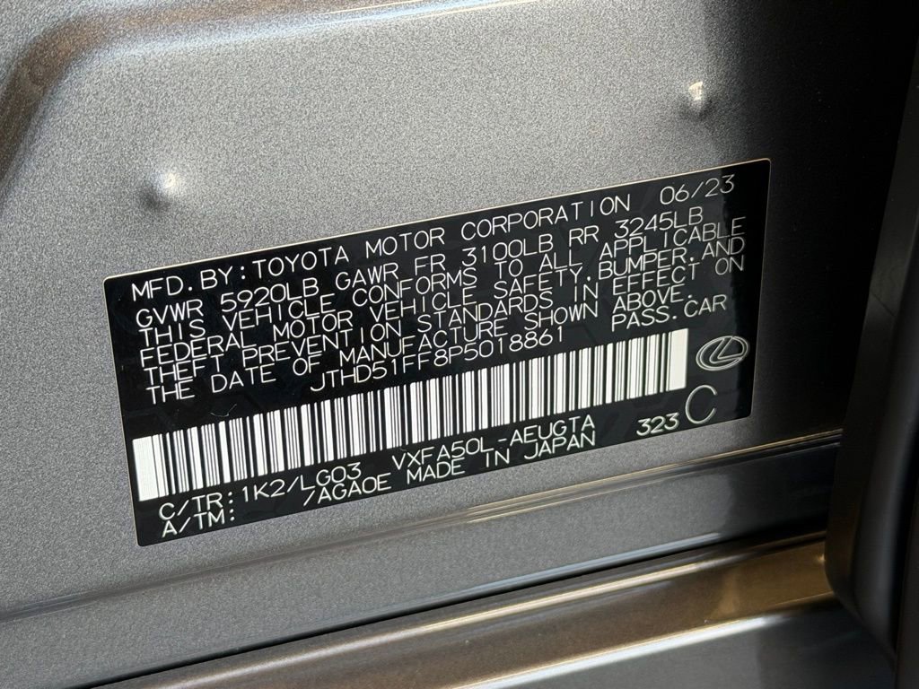 Used 2023 Lexus LS 500 w/ Interior Upgrade Package RWD image 37