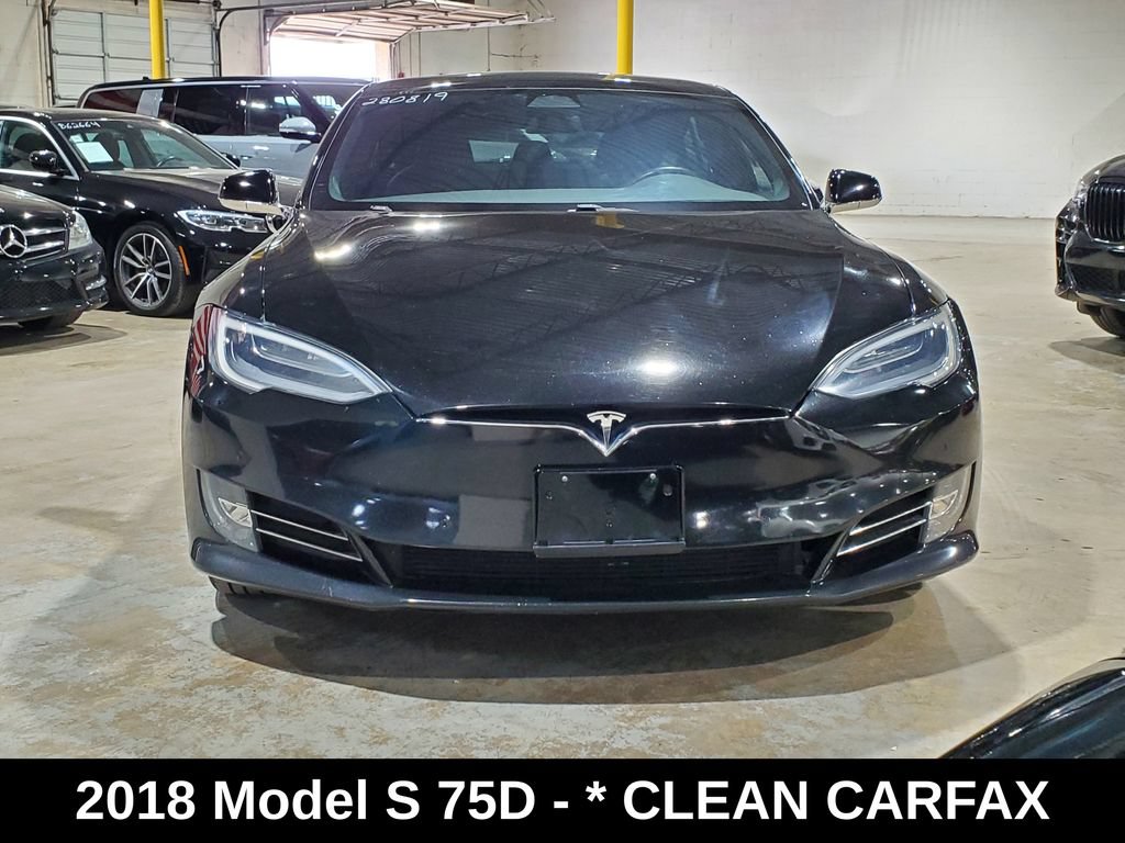 Used 2018 Tesla Model S 75D AWD/4WD image 2