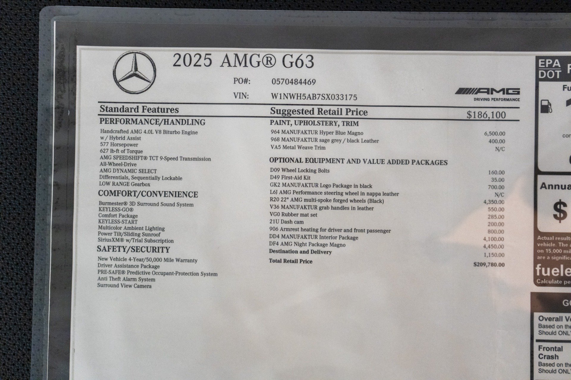 Used 2025 Mercedes-Benz G 63 AMG 4MATIC image 25