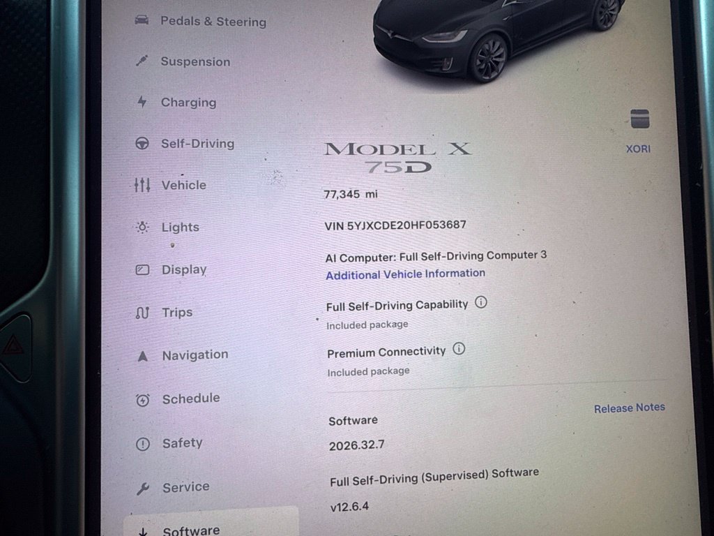 Used 2017 Tesla Model X 75D AWD/4WD image 32