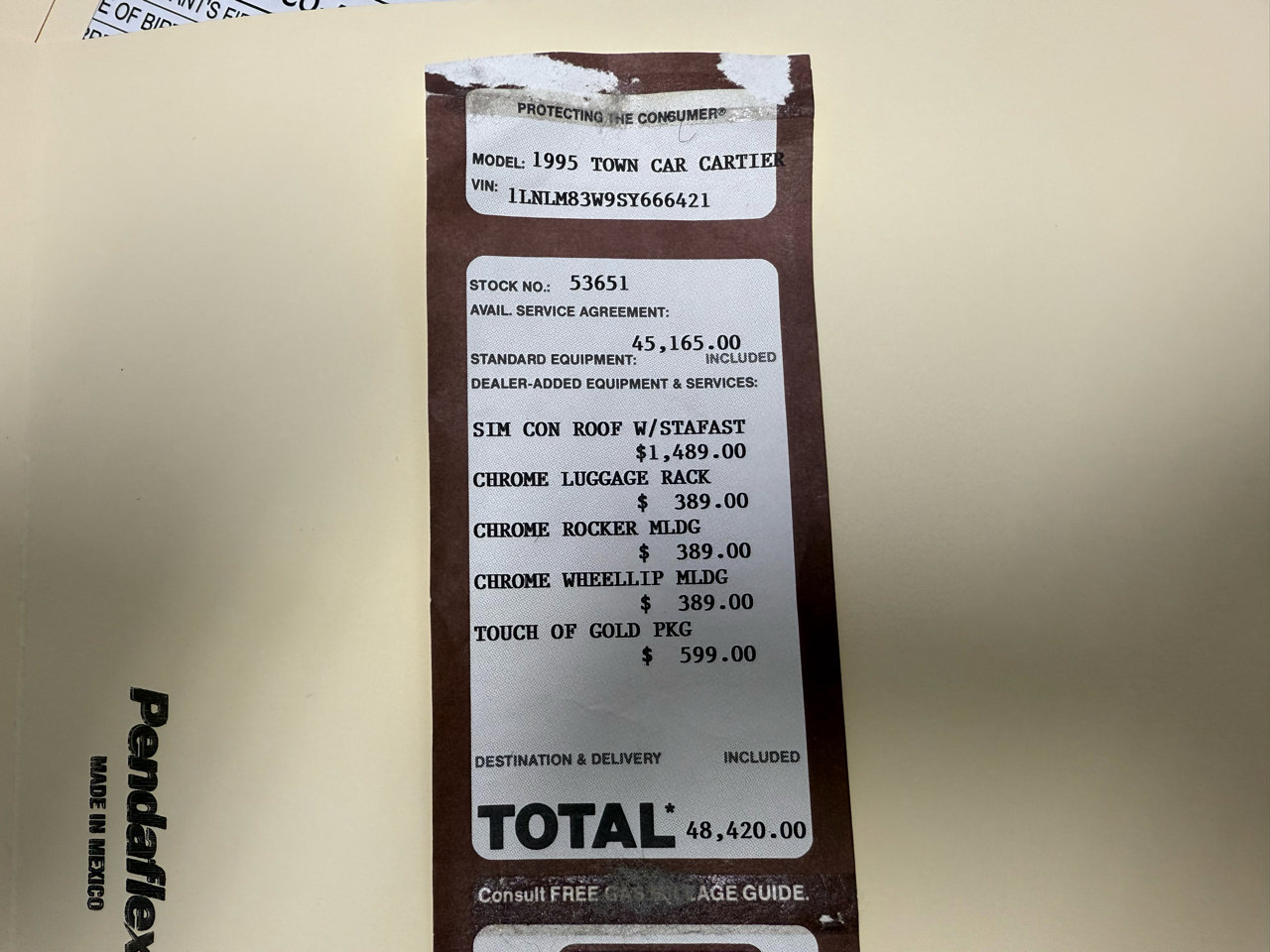 Used 1995 Lincoln Town Car Cartier image 3