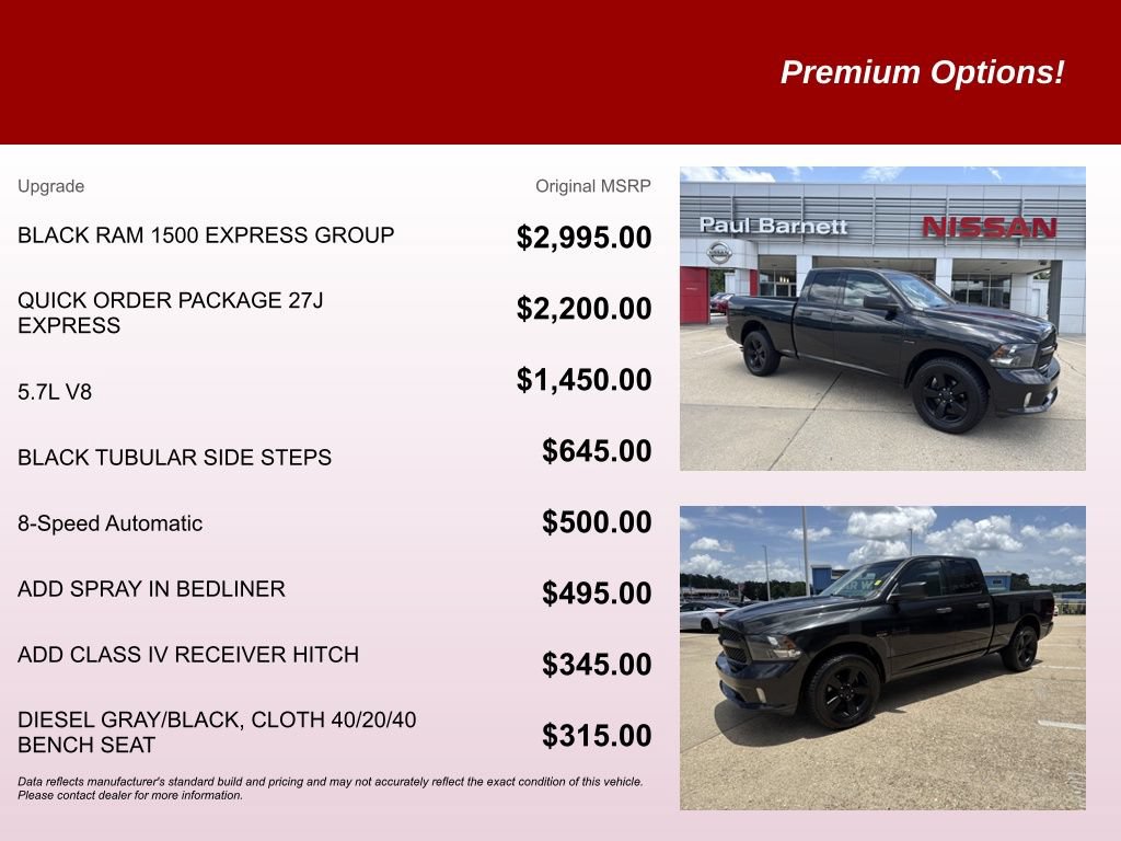 Used 2018 RAM 1500 Express w/ Black Ram 1500 Express Group AWD/4WD image 9