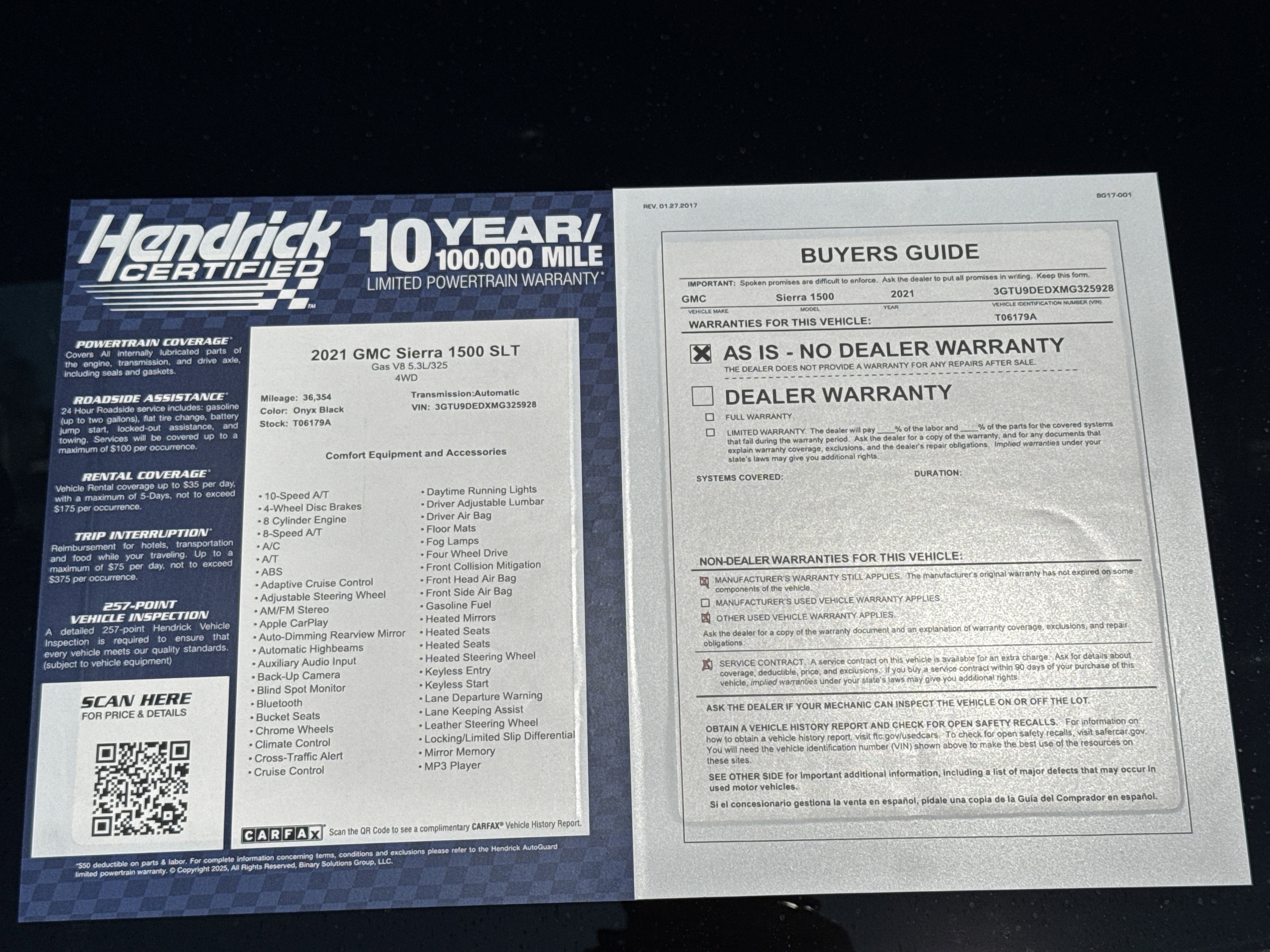 Used 2021 GMC Sierra 1500 SLT w/ SLT Premium Plus Package image 36