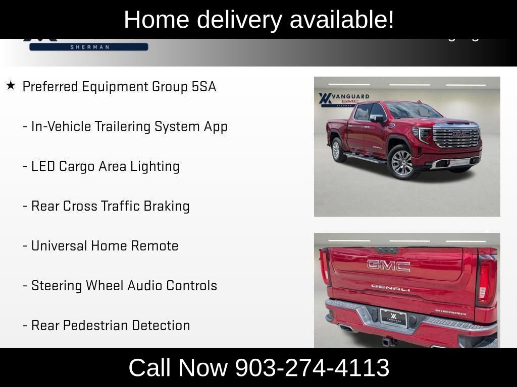 Used 2024 GMC Sierra 1500 Denali w/ Technology Package AWD/4WD image 94