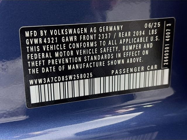 New 2025 Volkswagen GTI SE image 33