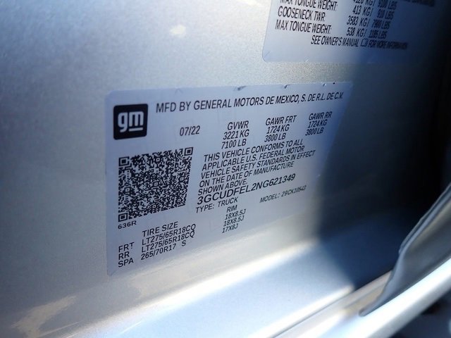 Used 2022 Chevrolet Silverado 1500 LT Trail Boss image 20