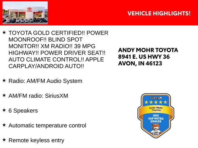 Certified 2021 Toyota Camry SE FWD image 2