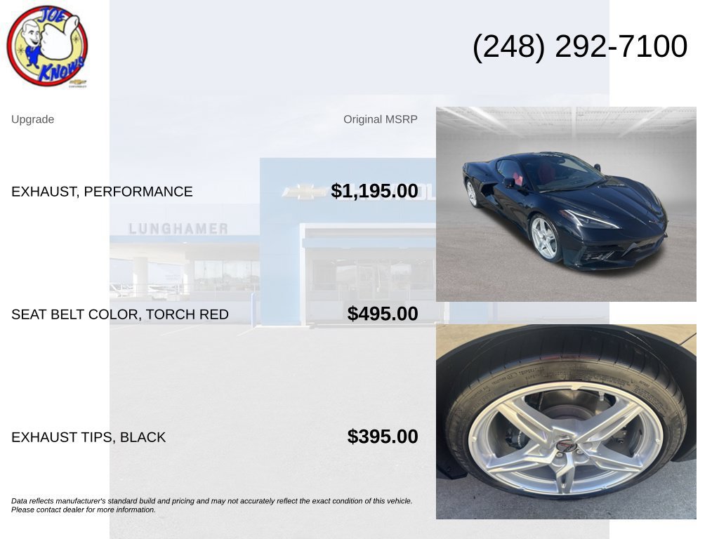 Certified 2024 Chevrolet Corvette Stingray Coupe w/ 1LT RWD image 5