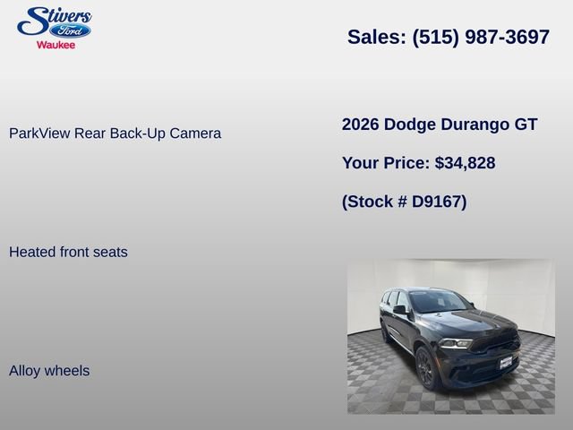 Used 2026 Dodge Durango GT AWD/4WD image 16