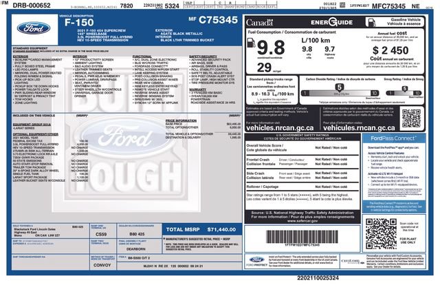 Certified 2021 Ford F150 Lariat AWD/4WD image 35