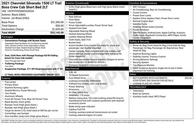 Used 2021 Chevrolet Silverado 1500 LT Trail Boss image 5