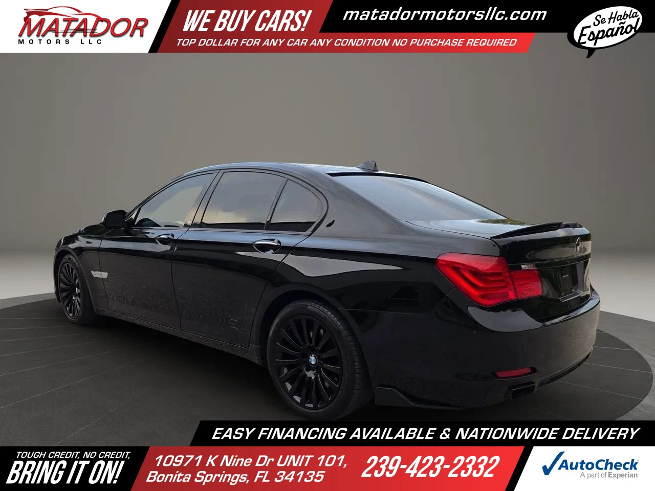 Used 2009 BMW 750i w/ Sport Pkg RWD image 7