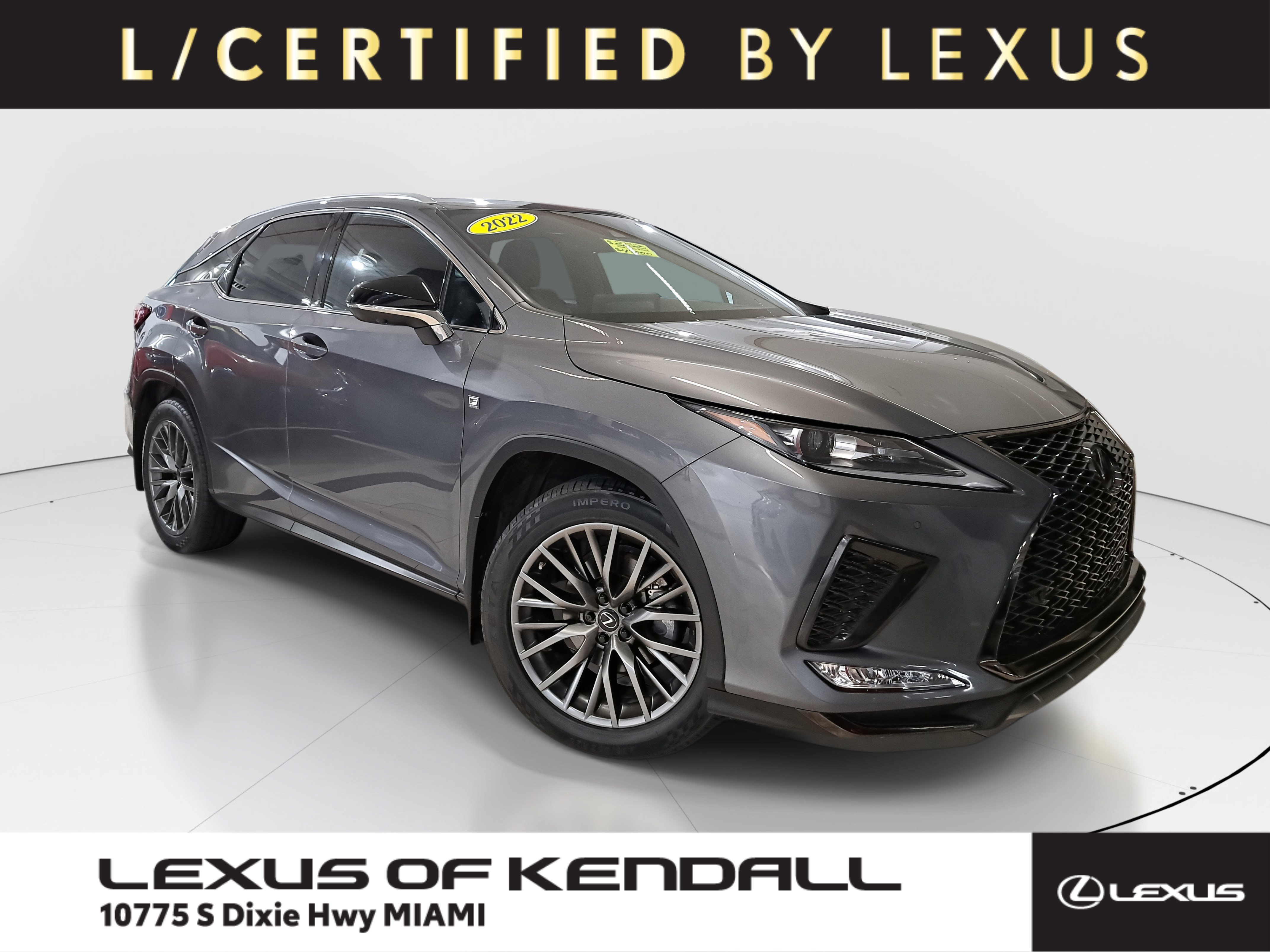 Certified 2022 Lexus RX 350 F Sport