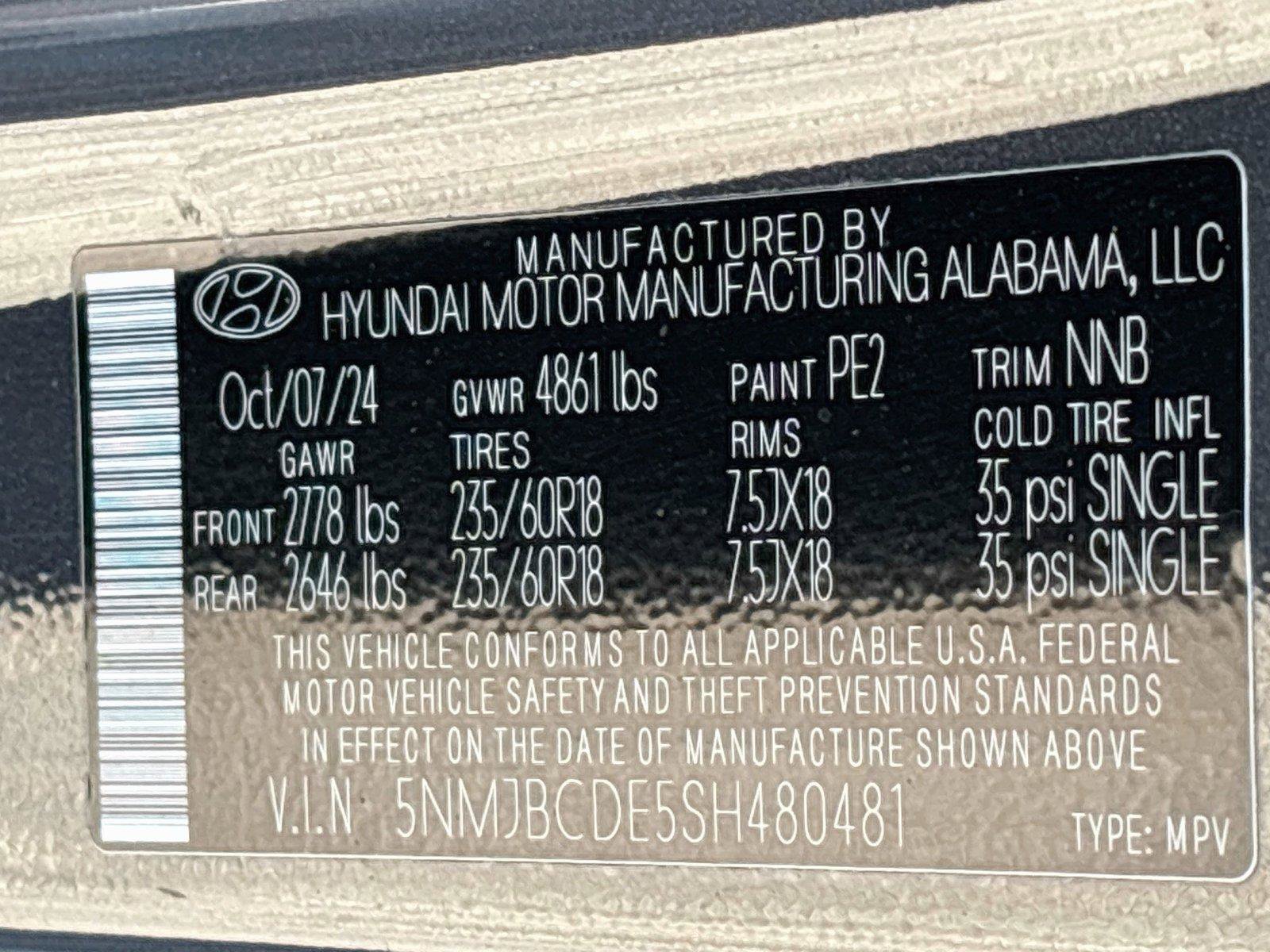 Certified 2025 Hyundai Tucson SEL AWD/4WD image 22
