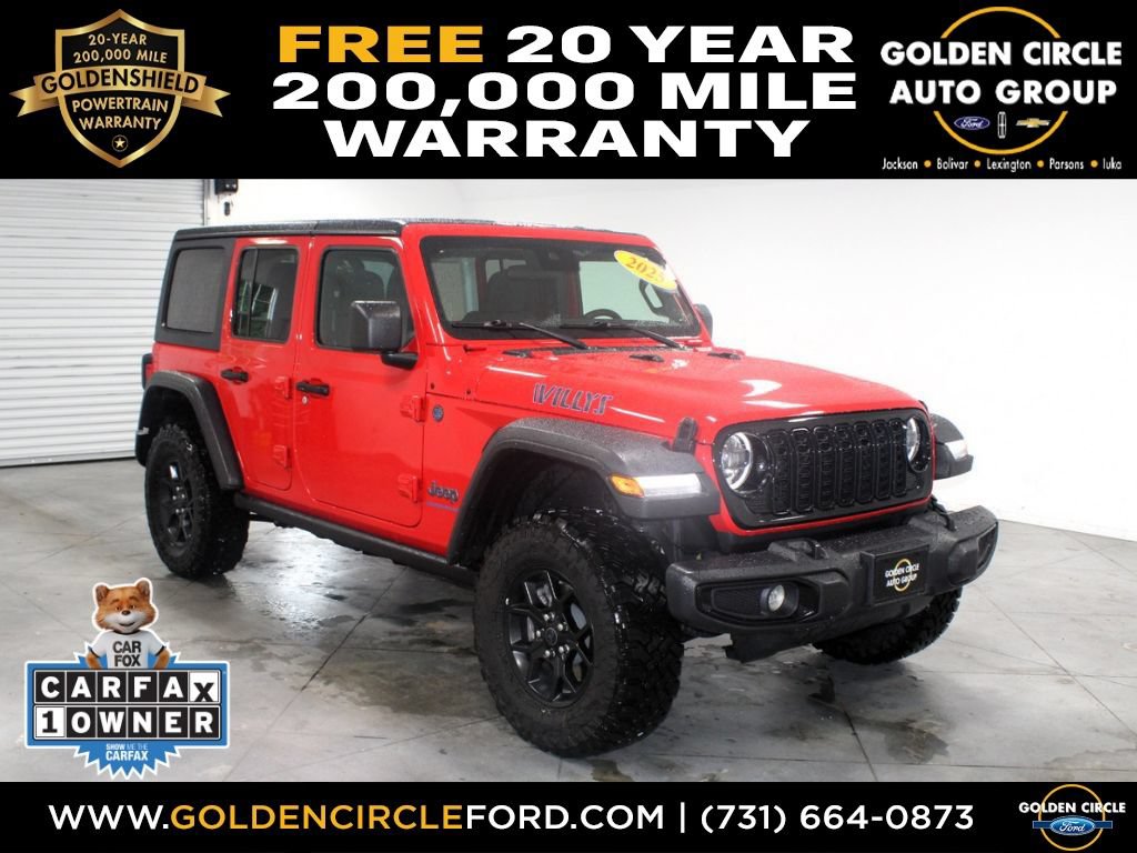 Used 2025 Jeep Wrangler Unlimited Sport S 4xe AWD/4WD 360° Tour