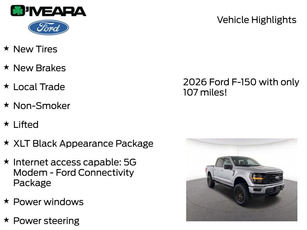 Used 2026 Ford F150 XLT w/ XLT Black Appearance Package AWD/4WD image 8
