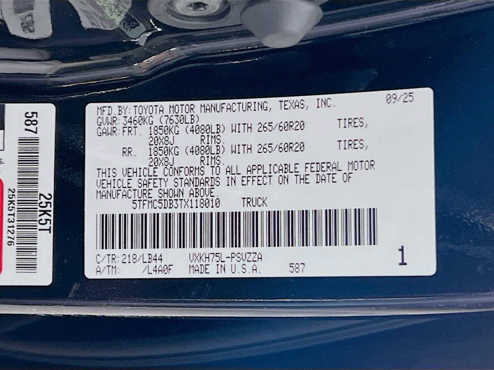 New 2026 Toyota Tundra 1794 Edition image 21