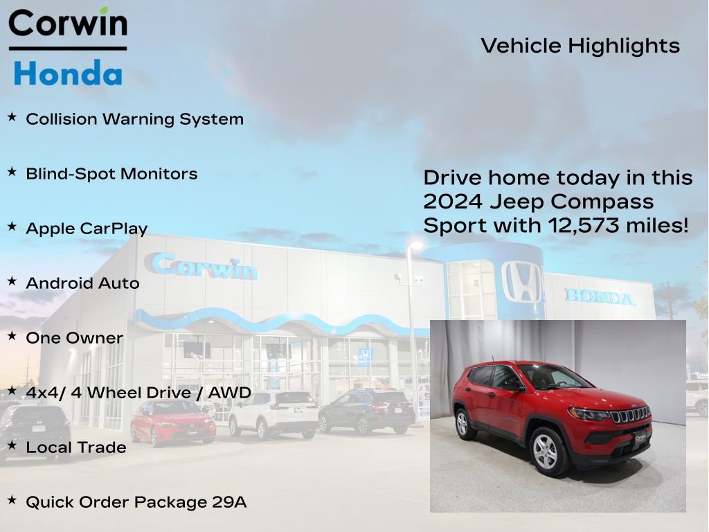 Used 2024 Jeep Compass Sport AWD/4WD image 6