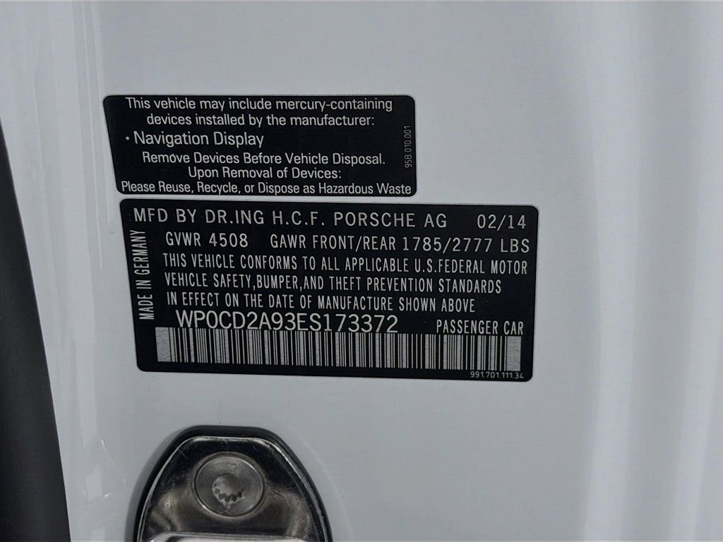 Certified 2014 Porsche 911 4 Cabriolet AWD/4WD image 35